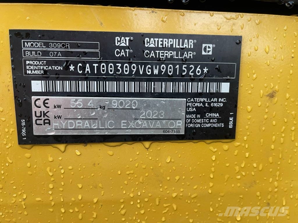 CAT 309 Midigraafmachines 7t - 12t