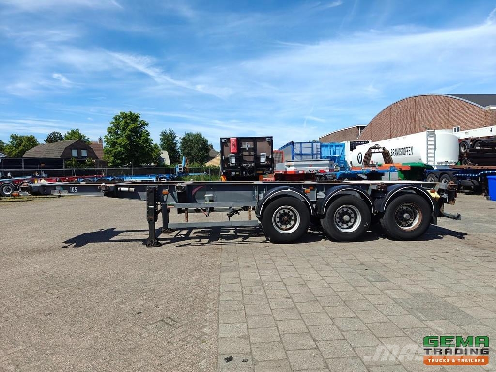 Burg BPO 12 27 CM12 20/30FT TankChassis - 20FT on the b نصف مقطورات حاويات