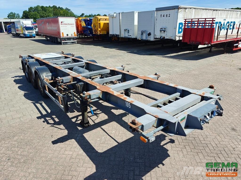 Burg BPO 12 27 CM12 20/30FT TankChassis - 20FT on the b نصف مقطورات حاويات