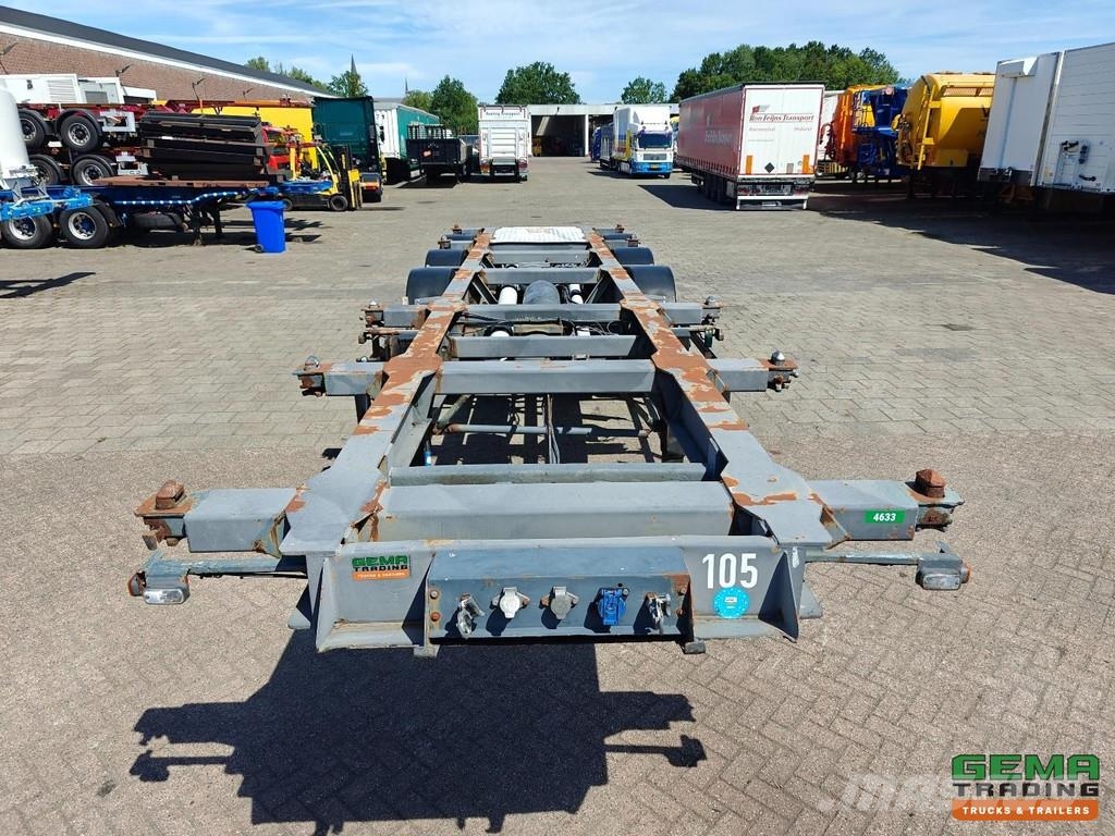 Burg BPO 12 27 CM12 20/30FT TankChassis - 20FT on the b نصف مقطورات حاويات