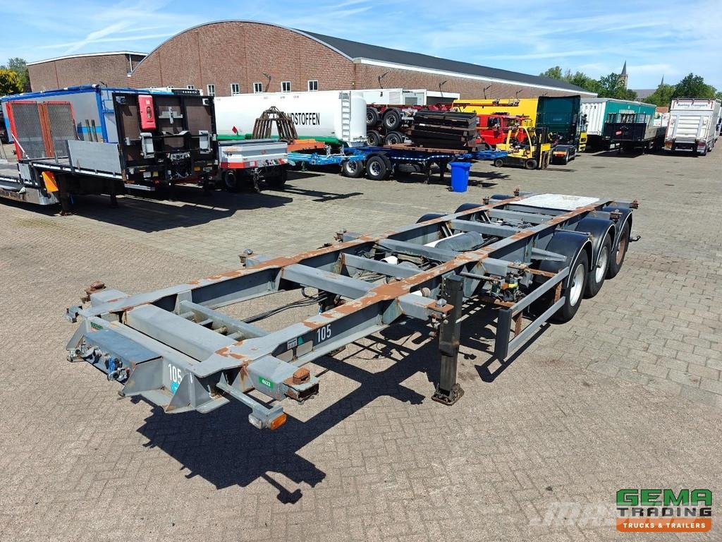 Burg BPO 12 27 CM12 20/30FT TankChassis - 20FT on the b نصف مقطورات حاويات