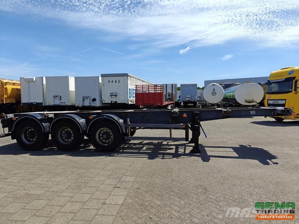 Burg BPO 12 27 CM12 20/30FT TankChassis - 20FT on the b نصف مقطورات حاويات