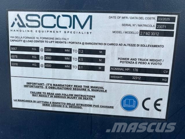 ASCOM 2.7 M2 30/12 Dizelski viličarji