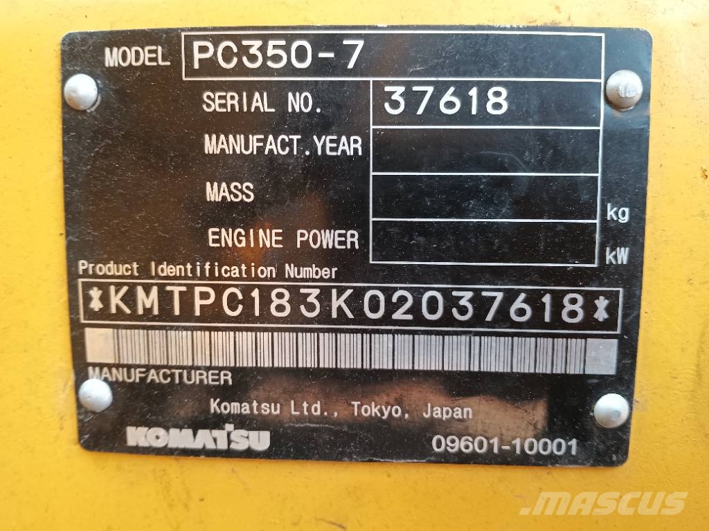 Komatsu PC 350 Escavadoras de rastos