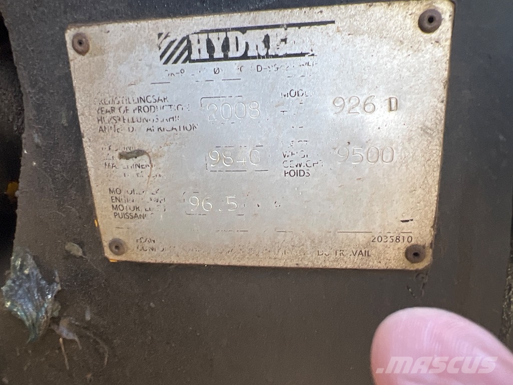 Hydrema 926 D Kotrórakodók
