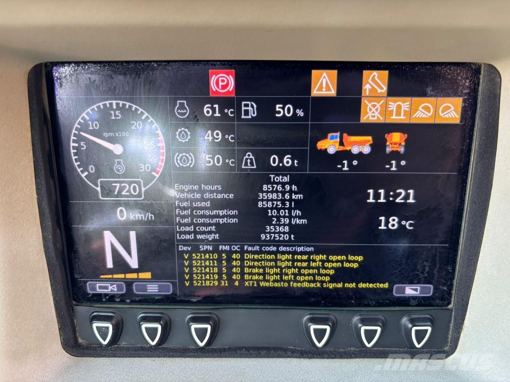 Doosan DA 30 6x6 Liigendraamiga pinnaseveokid
