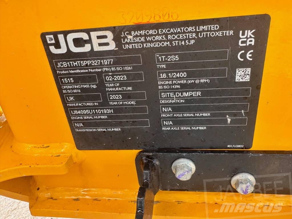 JCB 1 T 2 Міні самоскиди