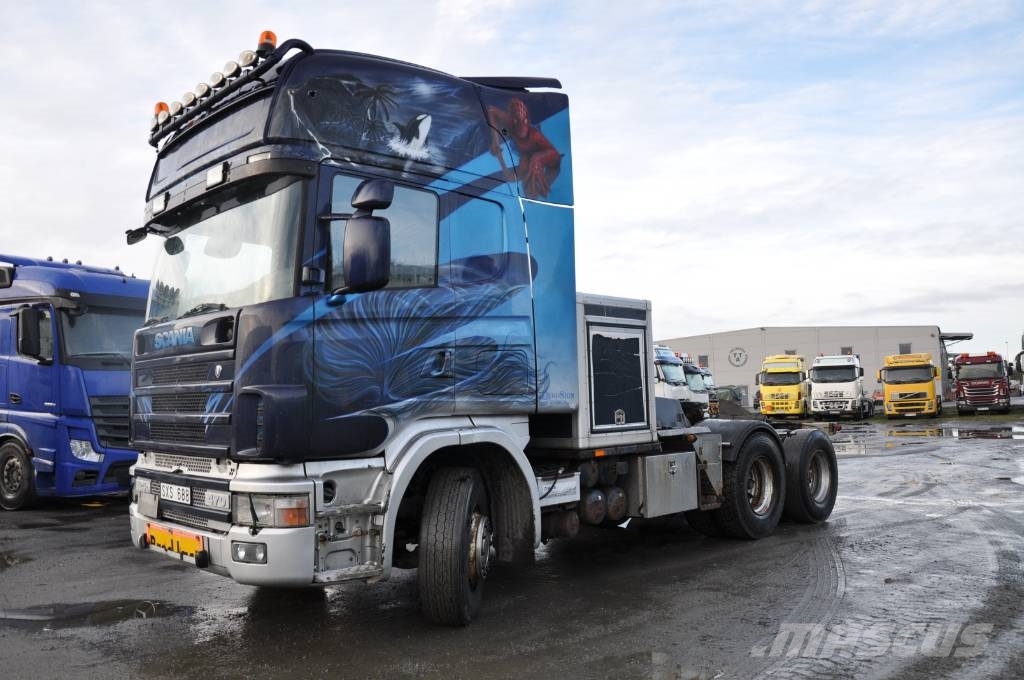 Scania R124 GB6X4NA 470 Тягачі