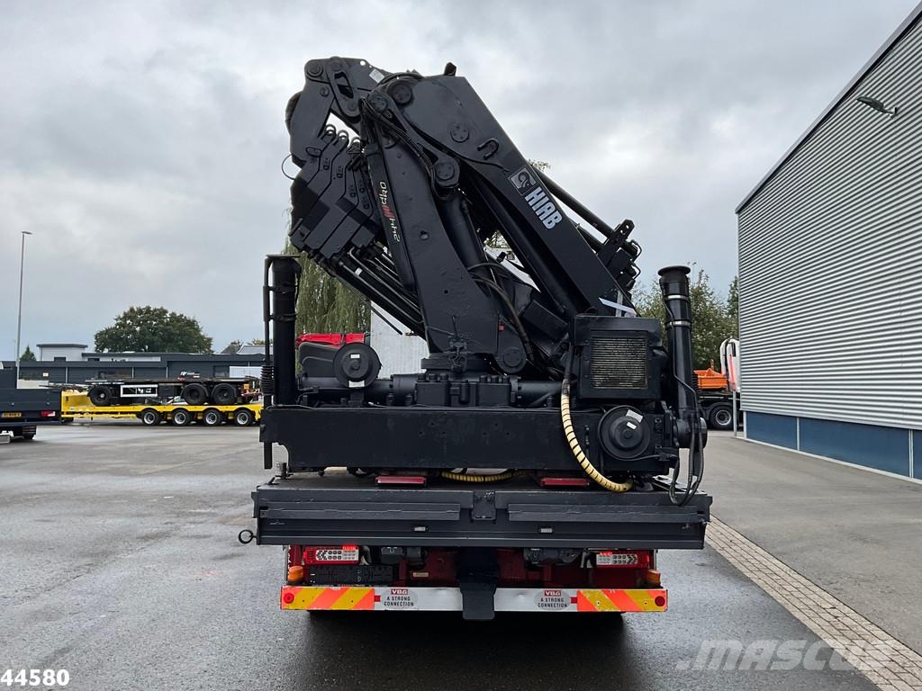 Volvo FH 520 8x4 Euro 5 Hiab 24 Tonmeter laadkraan + Fly Kranen voor alle terreinen