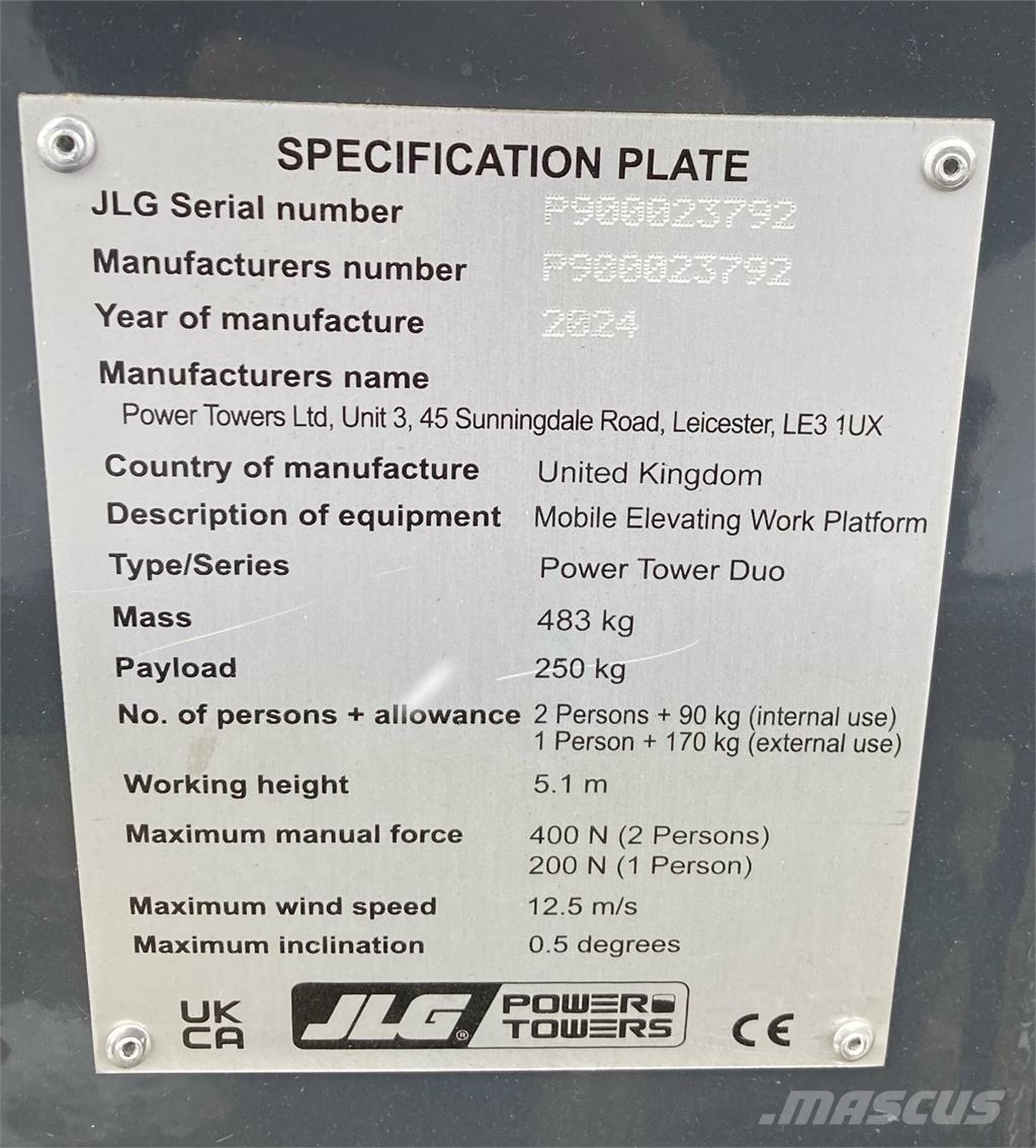 Power Tower POWER TOWER DUO Other lifts and platforms