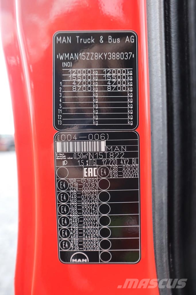 MAN TGL 12.220 4X2 | ABSCHEPP | DANCO | 2X WINCH | BRI Recovery vehicles