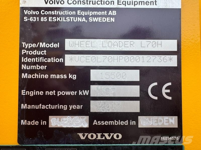 Volvo L 70 H Agricultura - Otros