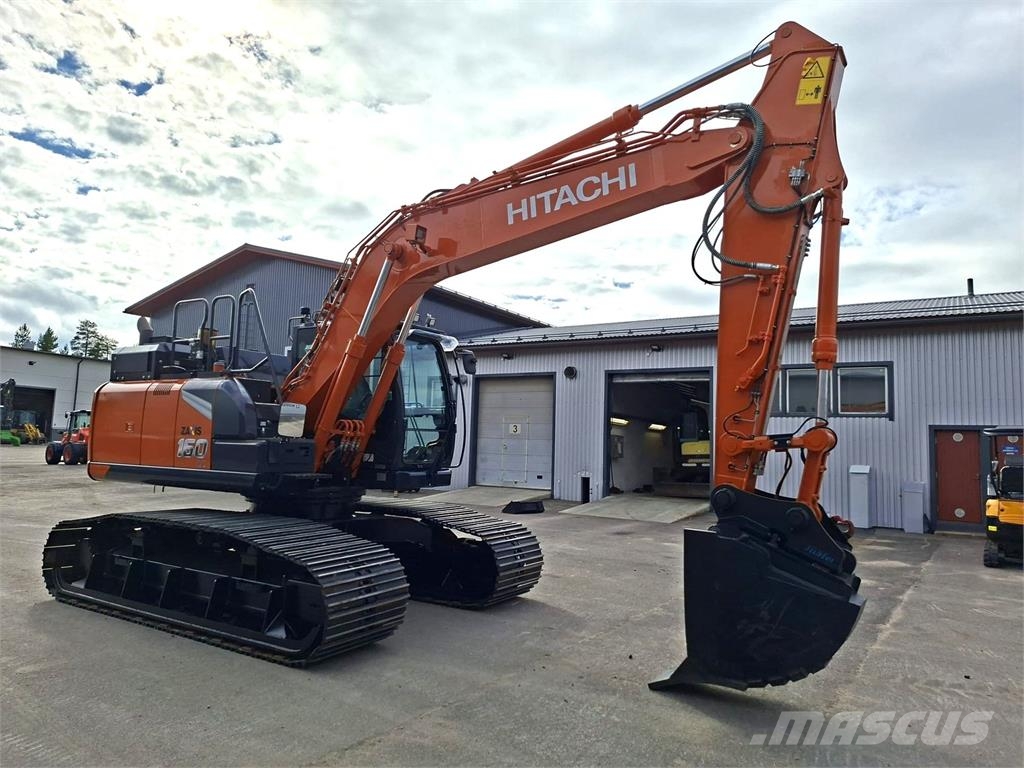 Hitachi ZX160LC-7 JATKETTU METSÄALUSTA, VÄHÄN AJETTU Escavadeiras de esteiras