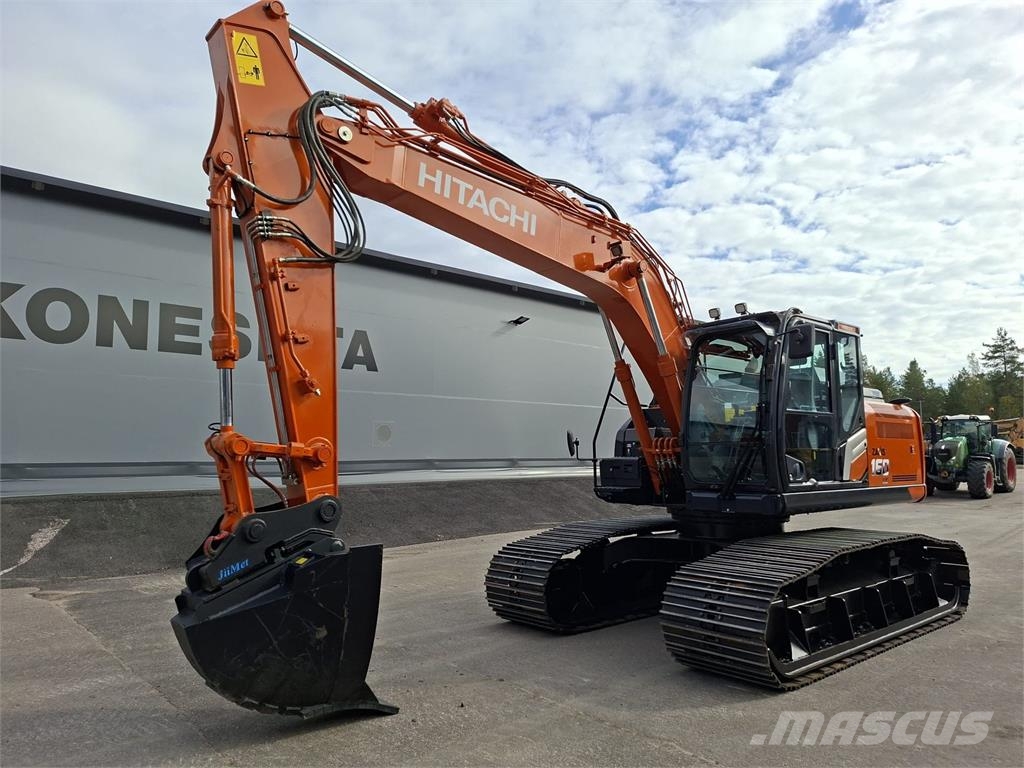 Hitachi ZX160LC-7 JATKETTU METSÄALUSTA, VÄHÄN AJETTU Escavadeiras de esteiras