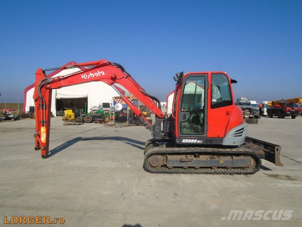Kubota KX 080-3 大型油圧ショベル12t以上(パワーショベル・ユンボ)