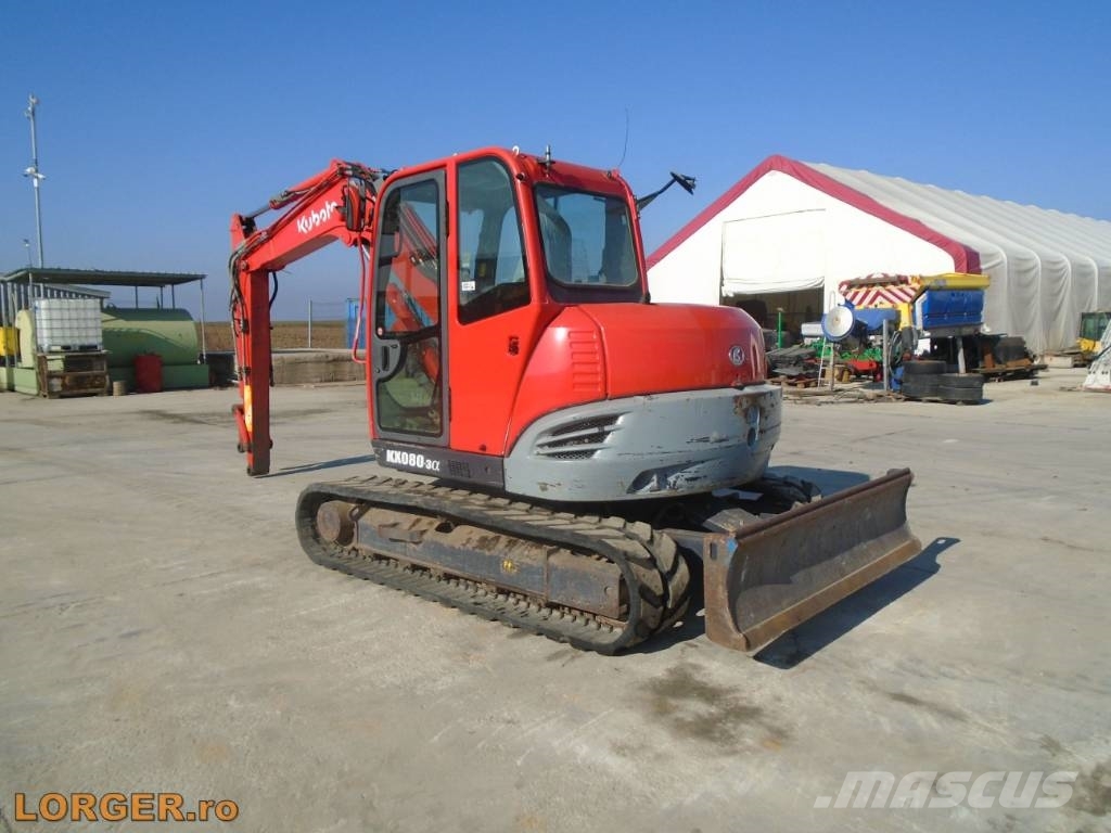 Kubota KX 080-3 大型油圧ショベル12t以上(パワーショベル・ユンボ)