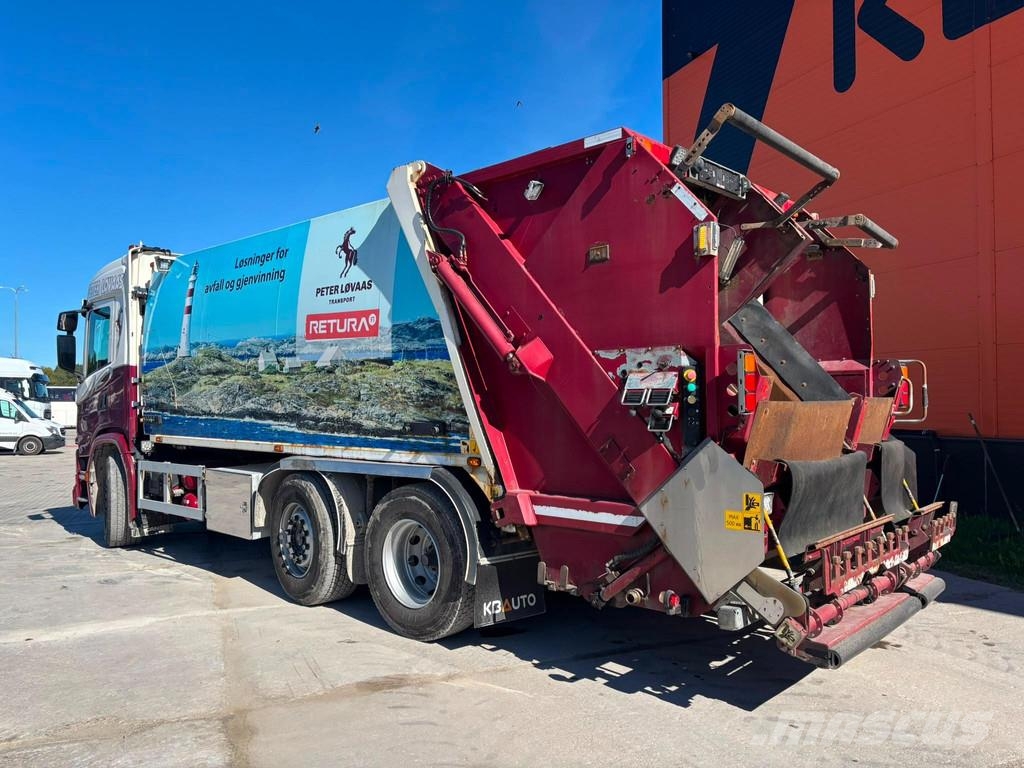 Scania G 370 6x2/4 NTM KG-2B-HB 12,5+6,1 m3 شاحنات المخلفات