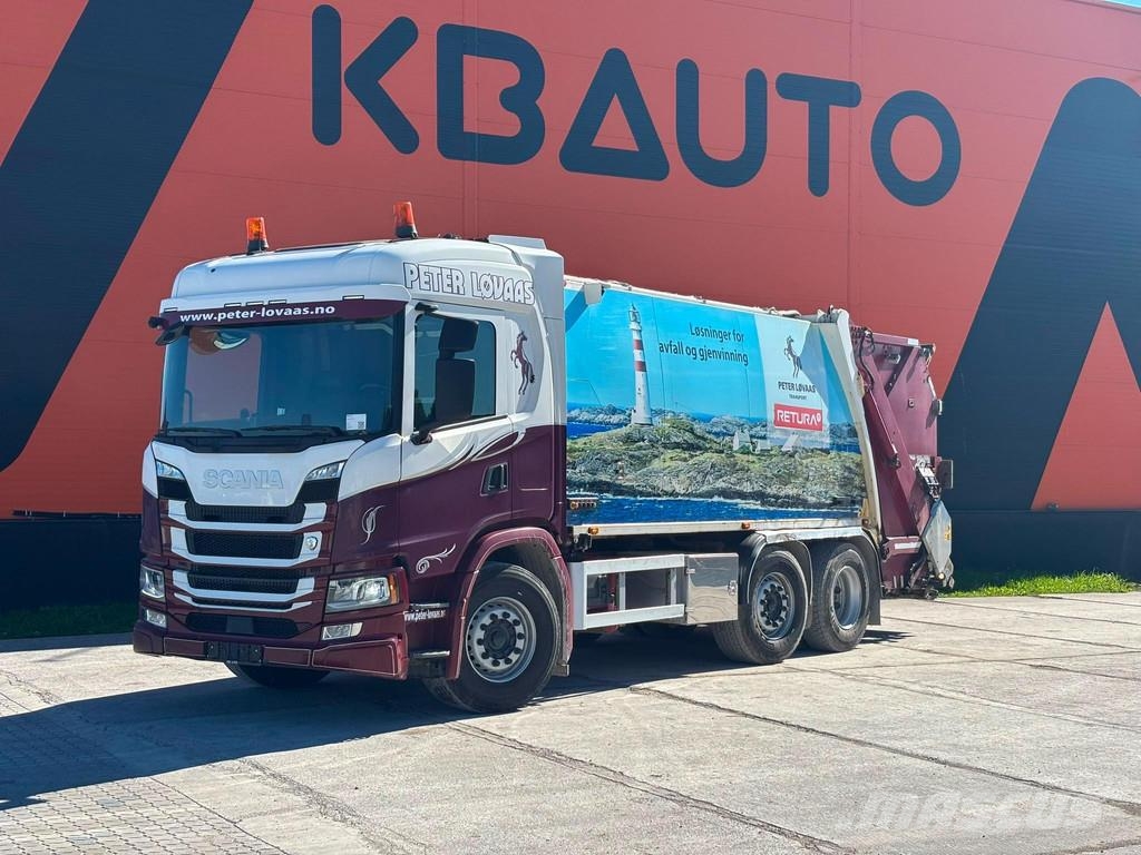 Scania G 370 6x2/4 NTM KG-2B-HB 12,5+6,1 m3 شاحنات المخلفات