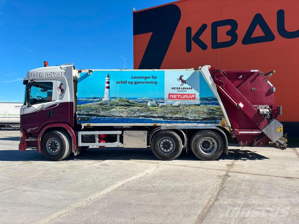 Scania G 370 6x2/4 NTM KG-2B-HB 12,5+6,1 m3 شاحنات المخلفات