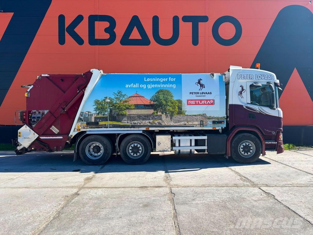 Scania G 370 6x2/4 NTM KG-2B-HB 12,5+6,1 m3 شاحنات المخلفات