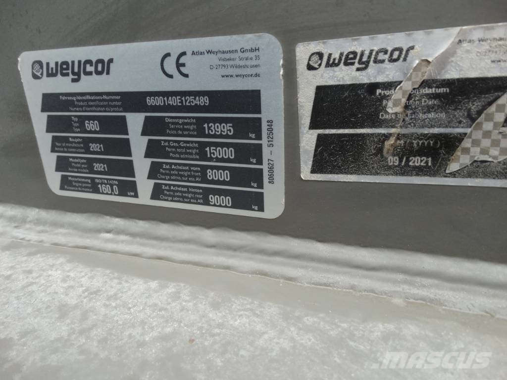 Weycor AR 660 Фронтальные погрузчики