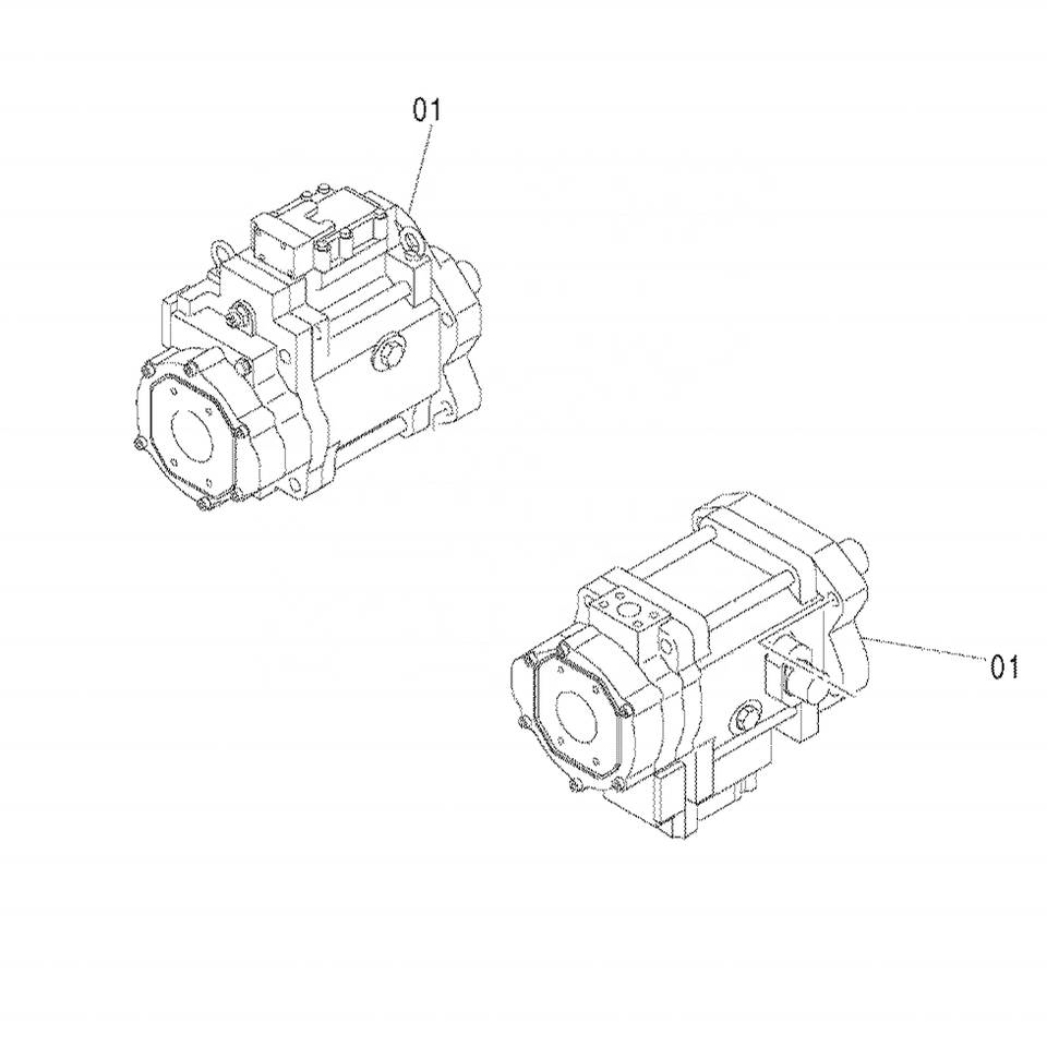 Hitachi 9197075 ZX600 Excavator Parts Piston Pump ZX800 Hy Гидравлическая система