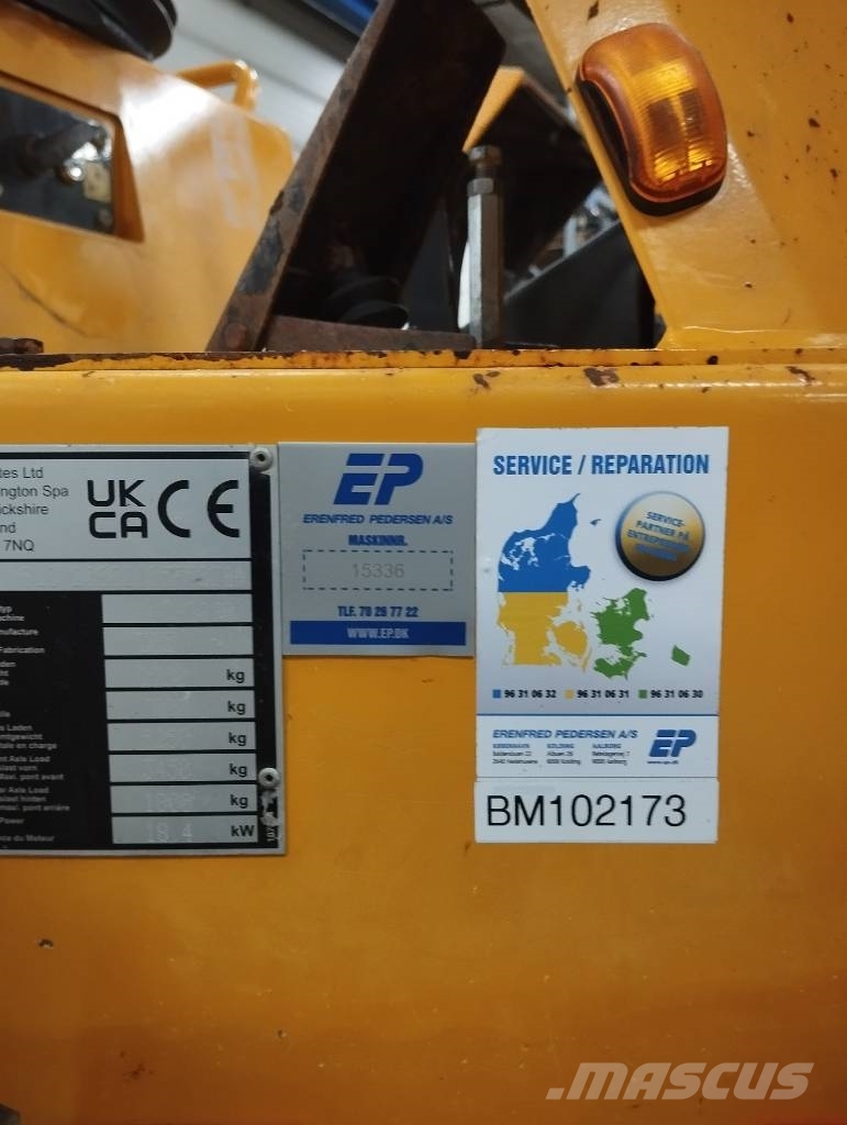 Thwaites 3 Ton m/drejelig tip Wozidła kolebkowe