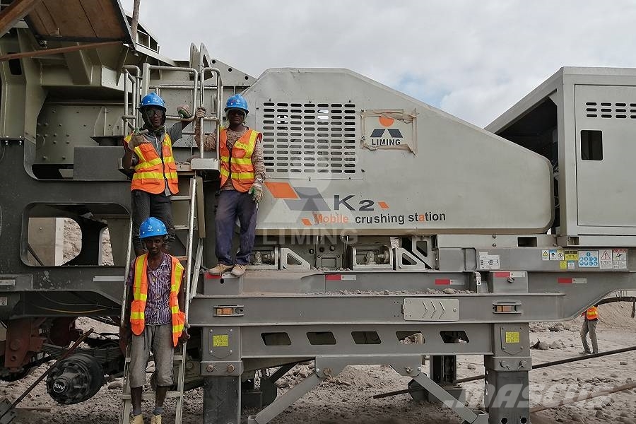 Liming PF1315 portable mobile impact granite crusher Mobile Brecher