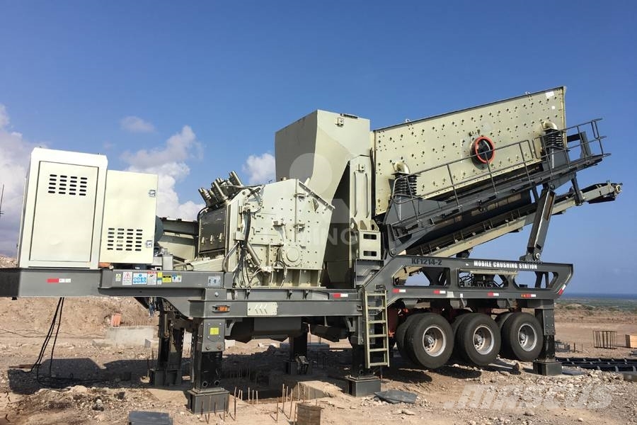 Liming PF1315 portable mobile impact granite crusher Mobile Brecher
