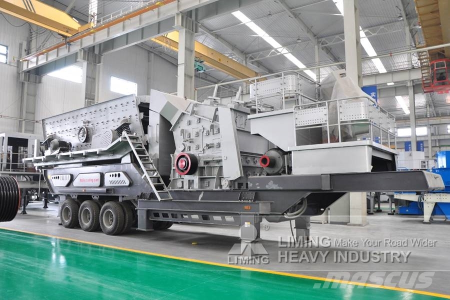 Liming PF1315 portable mobile impact granite crusher Mobile Brecher