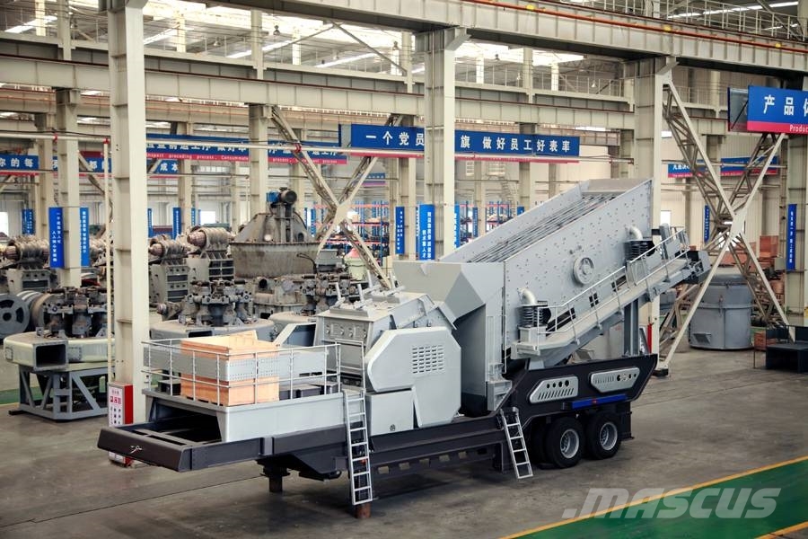 Liming PF1315 portable mobile impact granite crusher Mobile Brecher
