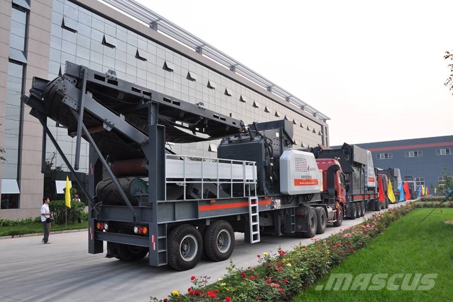 Liming PF1315 portable mobile impact granite crusher Mobile Brecher