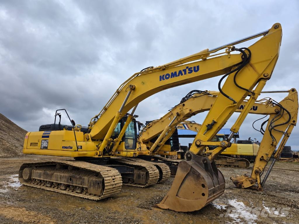 Komatsu PC 340LC-7EO, 8995 MTH, WAGA 33T Telakaivukoneet