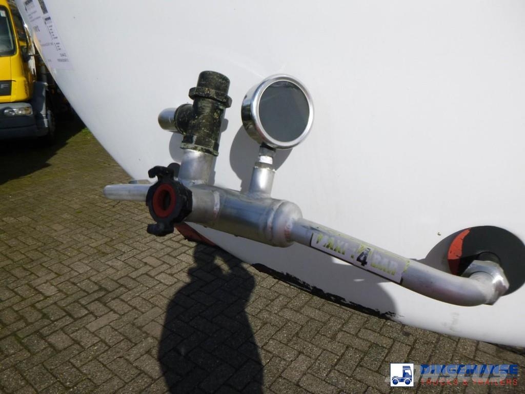 Magyar Chemical tank inox 32.5 m3 / 1 comp Tartályos félpótkocsik