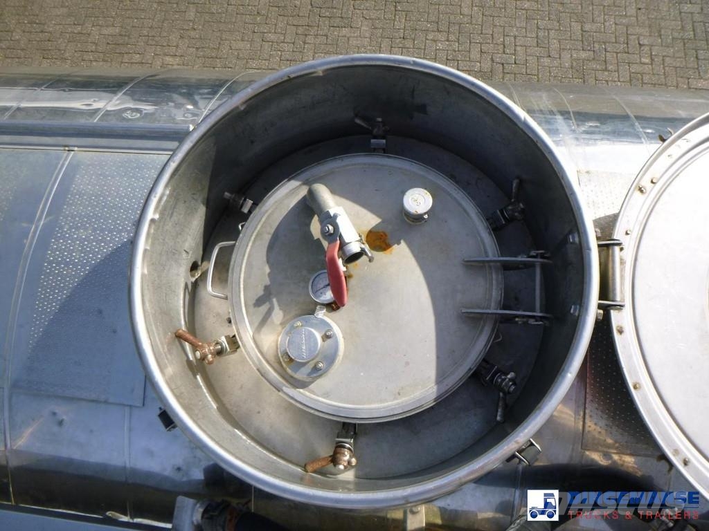 Magyar Chemical tank inox 32.5 m3 / 1 comp Tartályos félpótkocsik