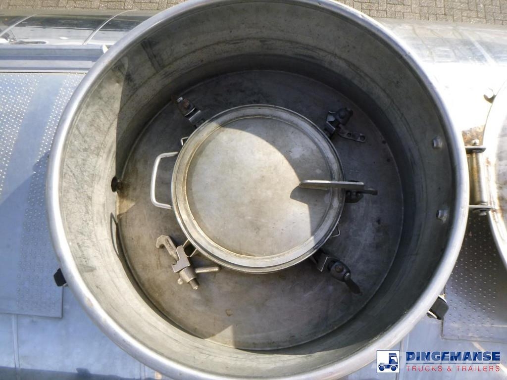 Magyar Chemical tank inox 32.5 m3 / 1 comp Tartályos félpótkocsik