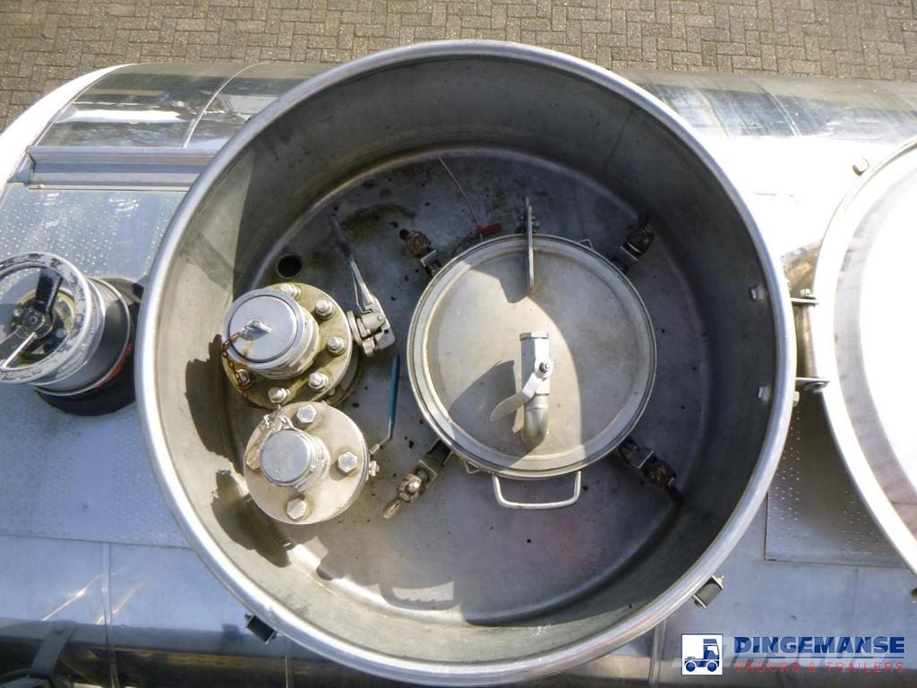 Magyar Chemical tank inox 32.5 m3 / 1 comp Tartályos félpótkocsik
