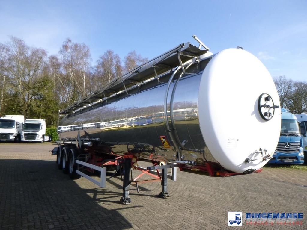 Magyar Chemical tank inox 32.5 m3 / 1 comp Tartályos félpótkocsik