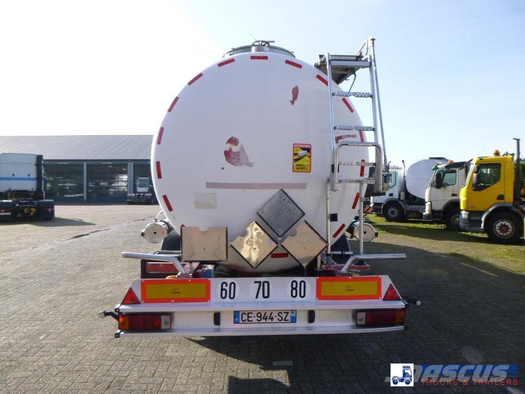 Magyar Chemical tank inox 32.5 m3 / 1 comp Tartályos félpótkocsik
