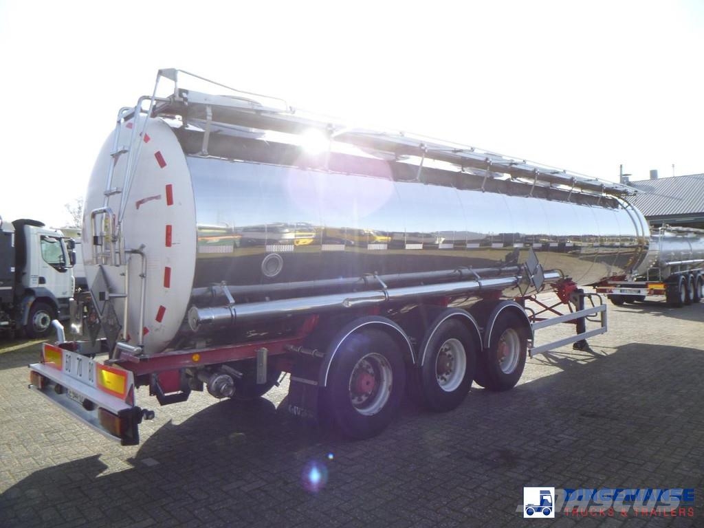 Magyar Chemical tank inox 32.5 m3 / 1 comp Tartályos félpótkocsik