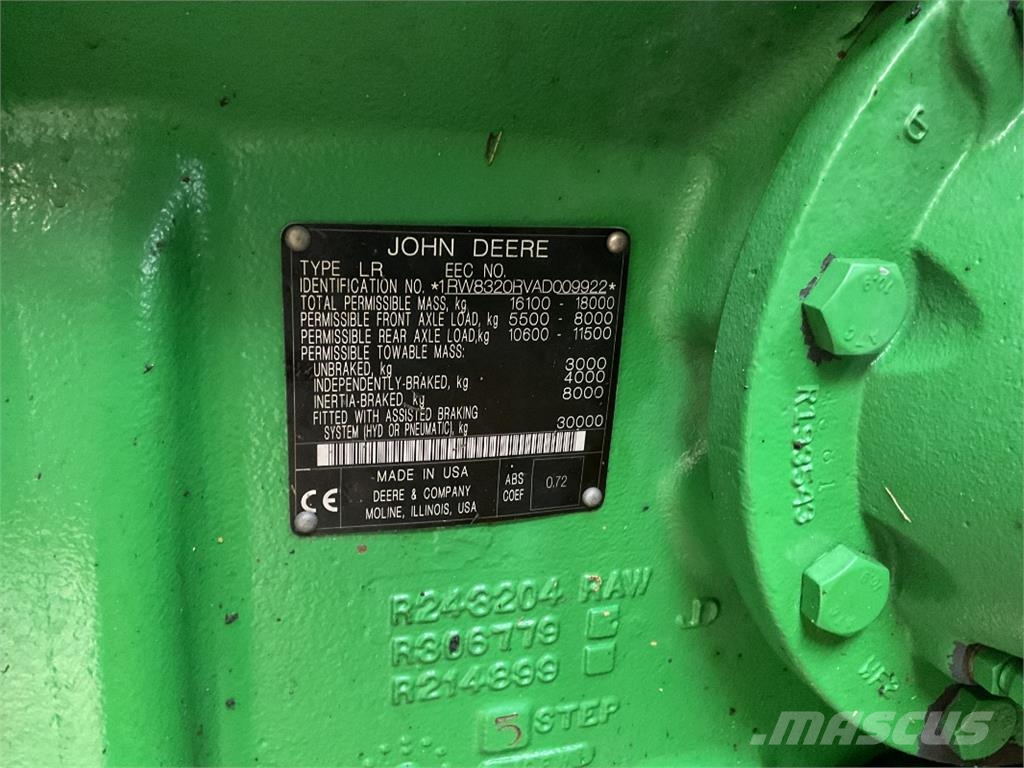 John Deere 8320R 曳引機