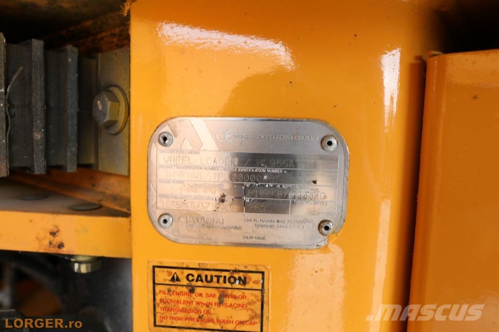 Hyundai HL 955 A Cargadoras sobre ruedas