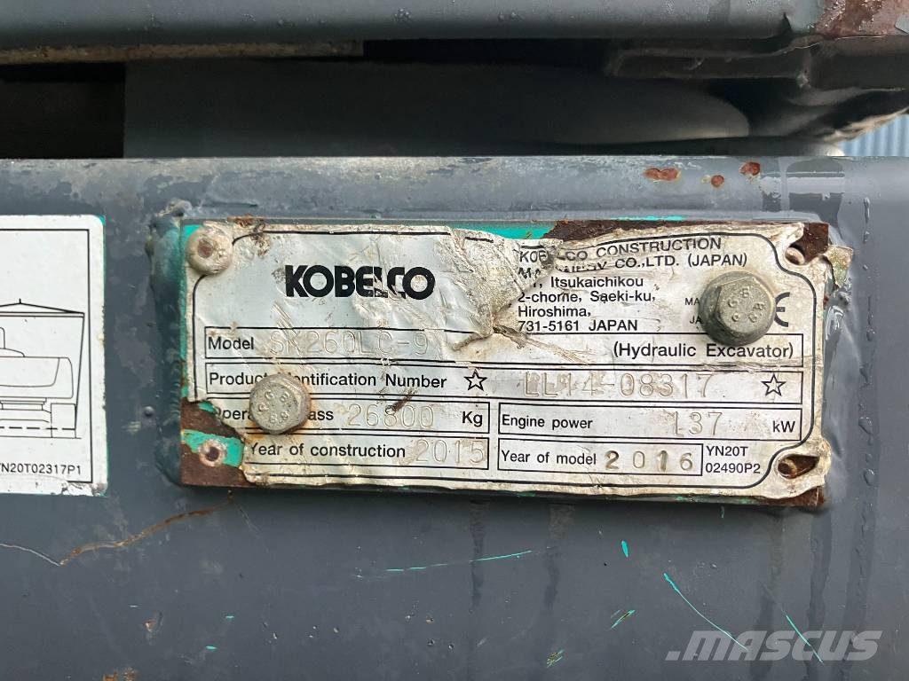 Kobelco SK 260 LC-9 Crawler excavators