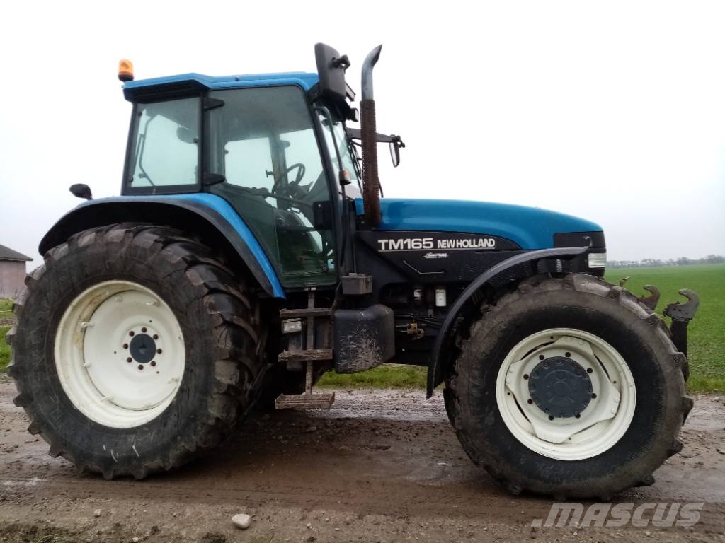 New Holland TM 165 med frontlift Traktoren