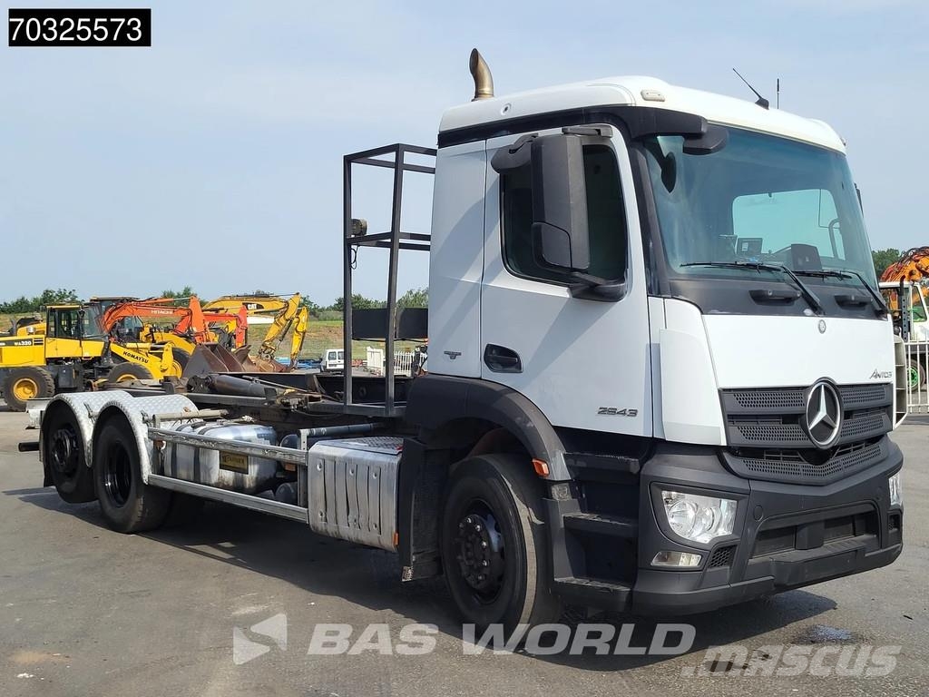 Mercedes-Benz Antos 2543 6X2 Marrel 18t Hooklift Retarder Lift+S Koukkulava kuorma-autot