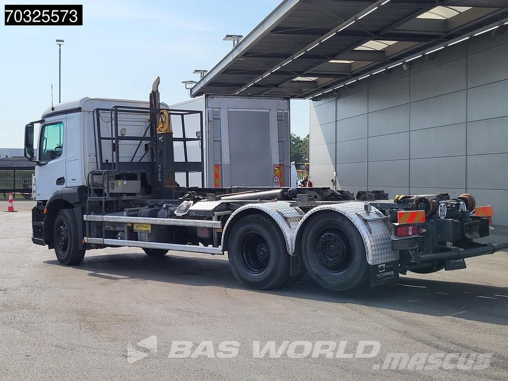 Mercedes-Benz Antos 2543 6X2 Marrel 18t Hooklift Retarder Lift+S Camiones polibrazo