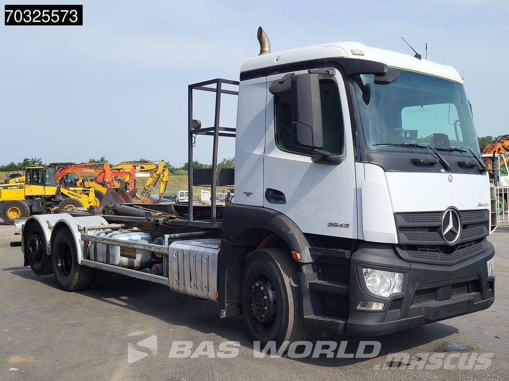 Mercedes-Benz Antos 2543 6X2 Marrel 18t Hooklift Retarder Lift+S Camiones polibrazo
