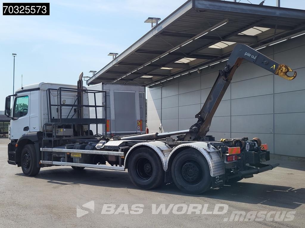 Mercedes-Benz Antos 2543 6X2 Marrel 18t Hooklift Retarder Lift+S Koukkulava kuorma-autot