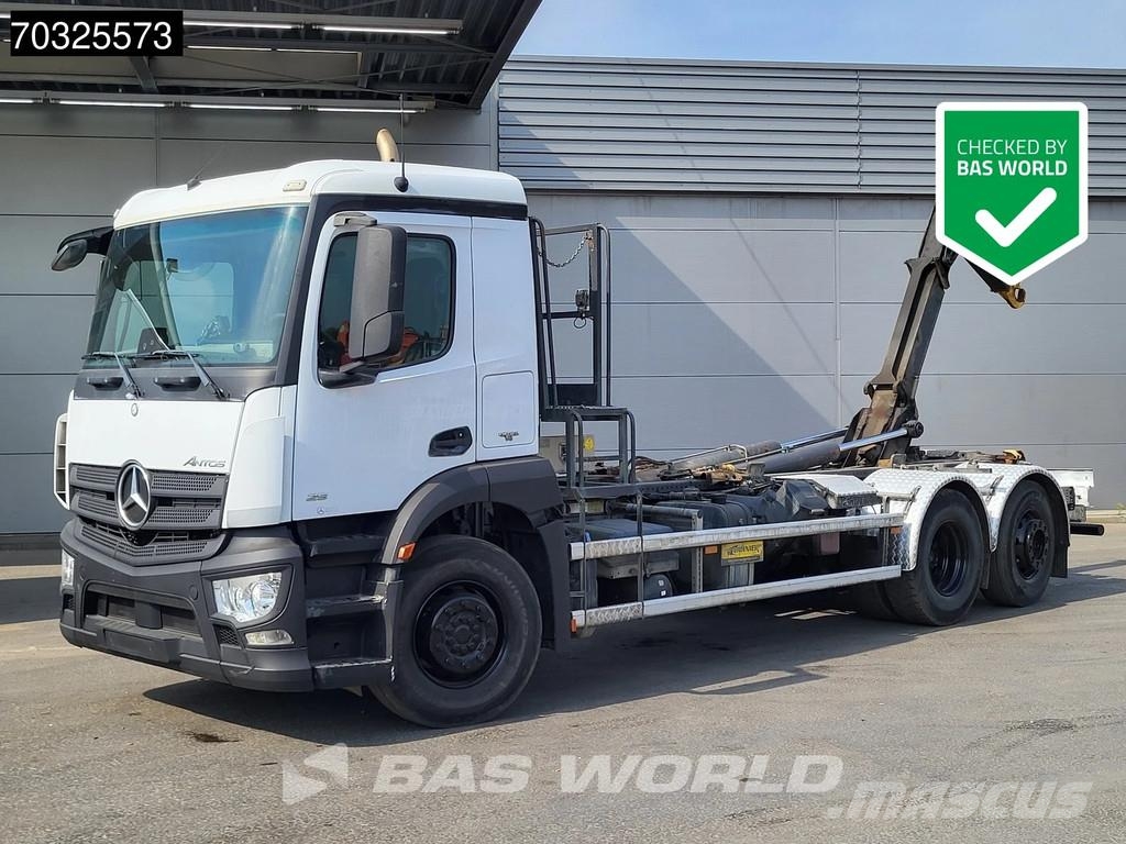 Mercedes-Benz Antos 2543 6X2 Marrel 18t Hooklift Retarder Lift+S Koukkulava kuorma-autot
