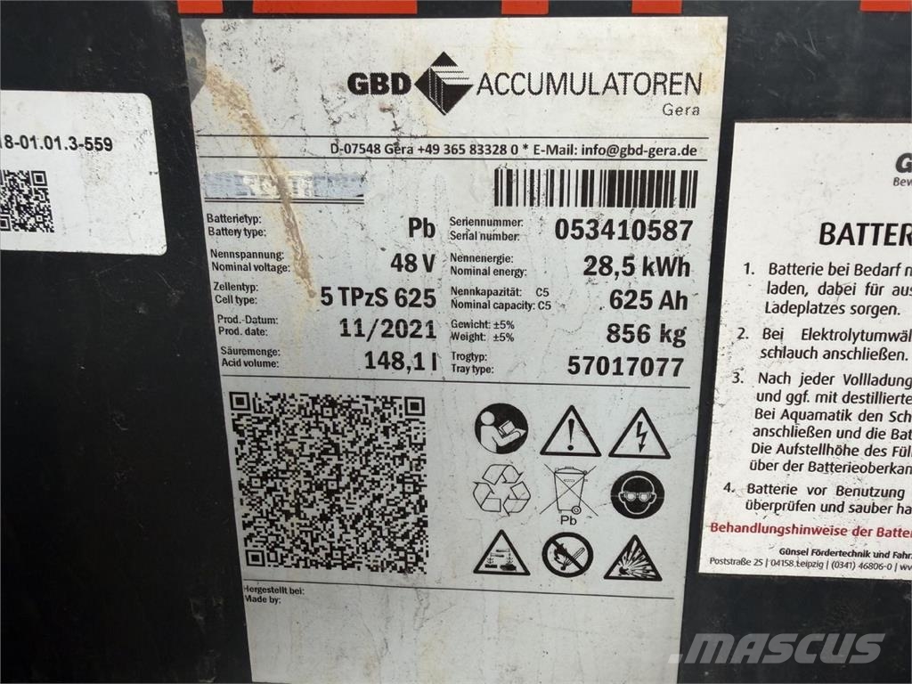 Linde E 16-02 Elektrische heftrucks